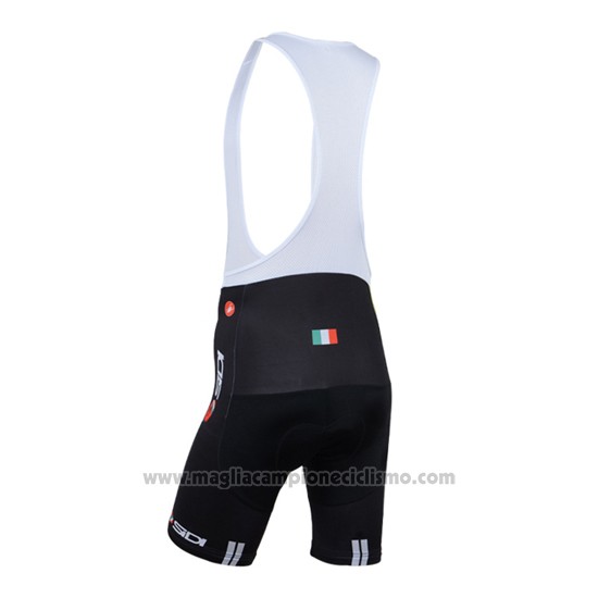 2014 Abbigliamento Ciclismo Castelli SIDI Nero e Verde Manica Corta e Salopette